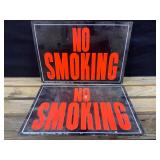 No Smoking Metal Signs
