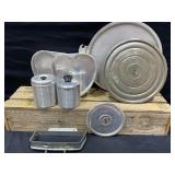 Aluminum Canisters, Cake Pans