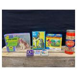 Tinker toys, Jig Saw Puzzles, Playing Cards