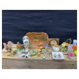 Bird Figurines, Salt & Pepper, Vase