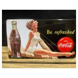 Coca-Cola Metal Embossed Sign