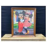 Mickey and Minnie Mouse Framed Poster
