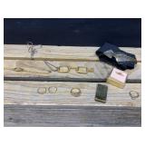 Jewelry Lot Glasses, Rings, Bracelet, Pins, & More