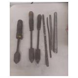 Vintage Tools and Metal Bars