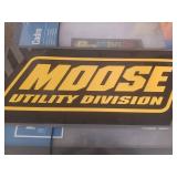 Moose Utility Division Metal Sign