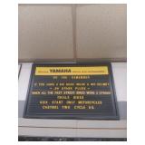 Two Vintage Yamaha Letter Board Sign with letters
