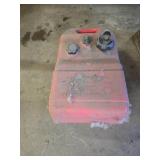 Red Plastic Fuel Storage Tank