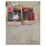 Two Boxes of Mixed Electrical Wiring