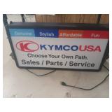 KYMCO USA Illuminated Sign