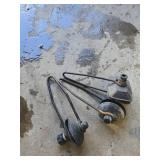 Three Vintage Fuel Caps