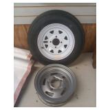 H188 Tire With Extra Rim