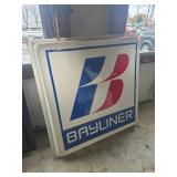 Bayliner Advertising Sign, 4ft x 4ft