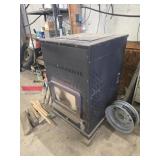 Freestanding Pellet Stove Unit