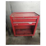 Red Metal Rolling Tool Chest