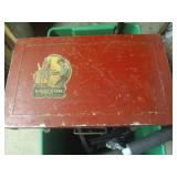 Erector Set with Metal Parts & Tools