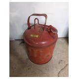 Red Metal Safety Gasoline Can