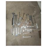 Large assortment of Wrenches