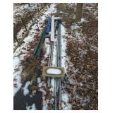 Metal and Plastic Poles