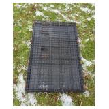 Black Metal Wire Dog Crate