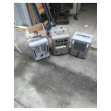 Three Utility Space Heaters