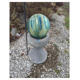 Heavy Pedestal With Bowling Ball