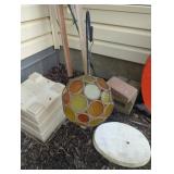 Hanging Stained Glass Garden Orb