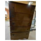 Wooden Five-Drawer Chest