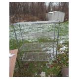 Metal Wire Storage Rack, 4-Tier