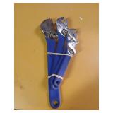 Three Adjustable Wrenches