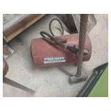 Portable Air Tank with Hose and Gauge plus a sledg