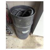 Heavy-Duty Hose in small metal Barrel