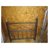 Metal Headboard and Brackets Set