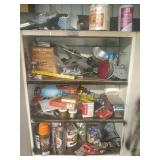 Metal Cabinet with Hardware Tools