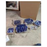 Temp-tations Blue Floral Lace Bakeware