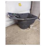 Large Black Plastic Utility Cart