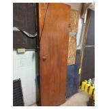 Plywood, narrow Closet Door, Plexi