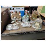 Light-Up Holiday Village Houses