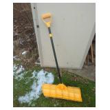Yellow Snow Pusher With Plastic Blade