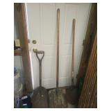 Three Garden Shovels