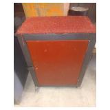 Metal Storage Cabinet on Wheels