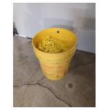 Yellow Plastic Chain in Bucket