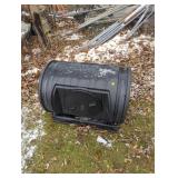 Compost Roller Bin With Lid