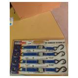 4-Piece Thumb Lock Tie Down Set