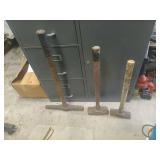 Two Sledgehammers and a Railroad Hammer