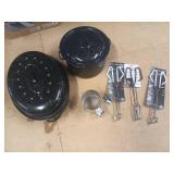 Enamel Cookware and Kitchen Tools Set