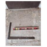 Carpentry Square and Level Tools