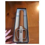 Leather-Clad Scissors and Letter Opener