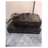 Panasonic and Fisher VCR Players