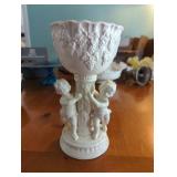 Lefton Renaissance Cherub Vase
