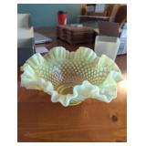 Glass Ruffled Bowl